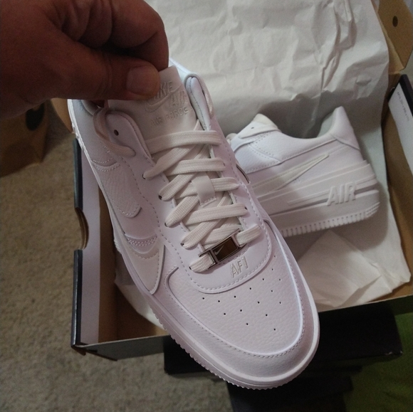 Nike Air Force 1 Platform Women's White - Picture 10 of 11